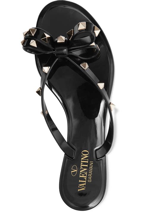 replica valentino rockstud flip flops